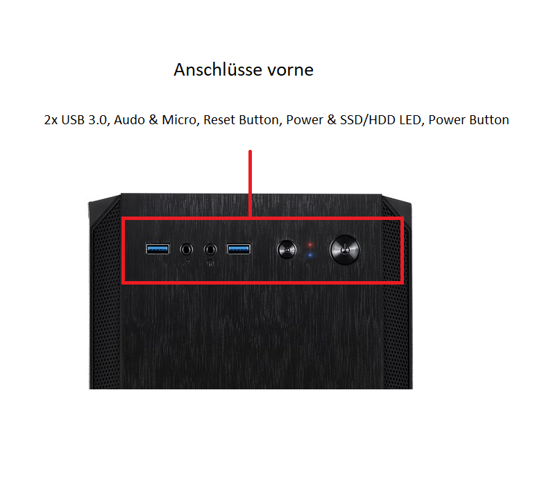 X-Business 5600G | 32GB RAM DDR4 | 1000GB NVMe SSD | VEGA | WiFi | Silent | Windows 11 Professional V.2