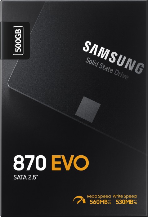 500 GB Samsung SSD 870 EVO
