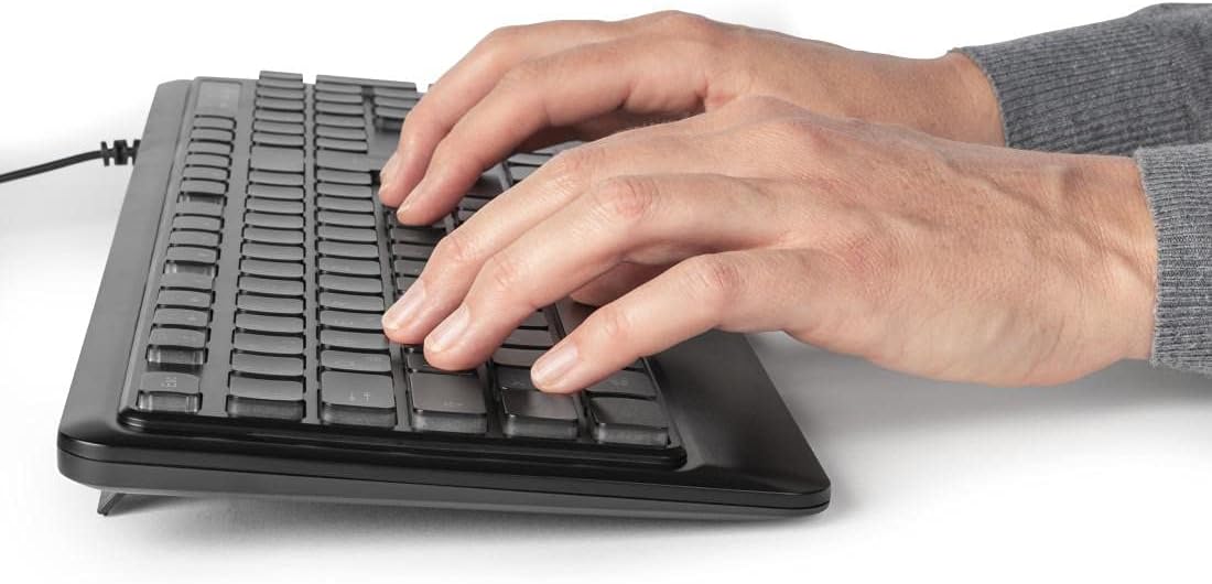 Hama KC-550 beleuchtete Tastatur schwarz, USB, DE