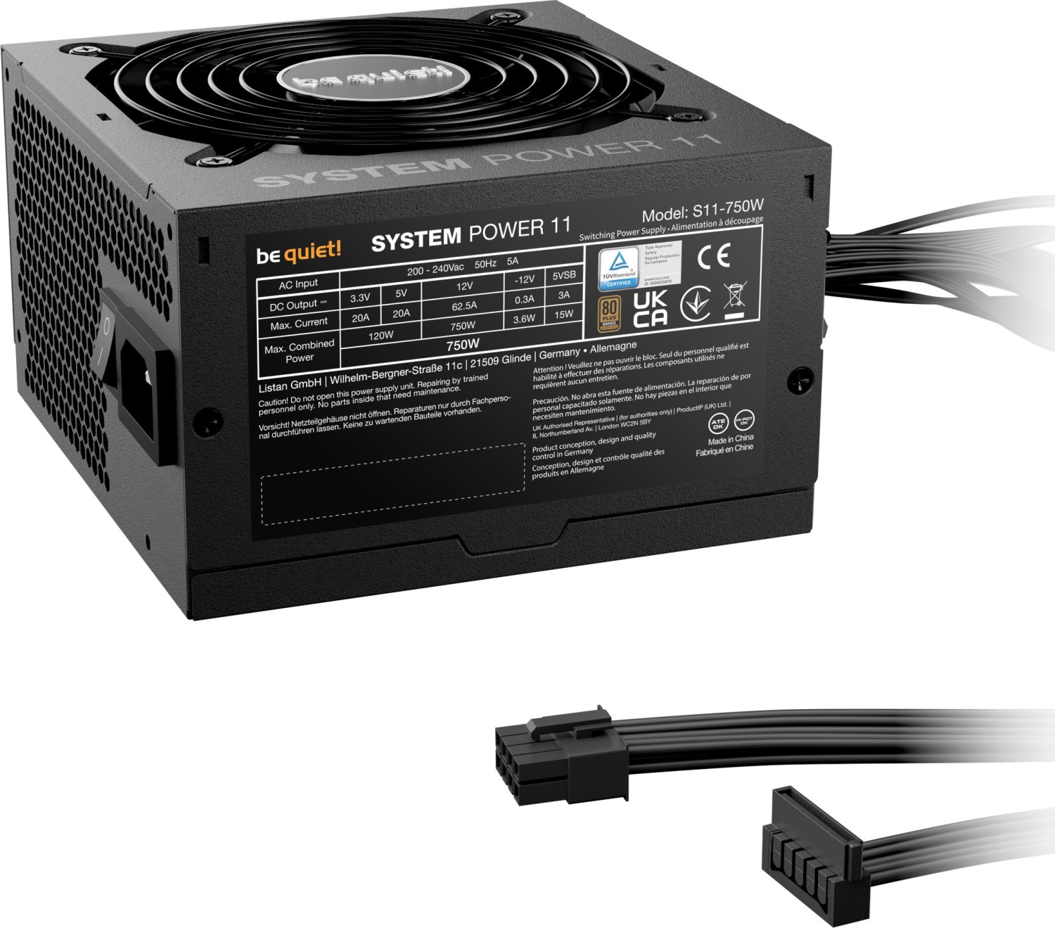750W be quiet! System Power 11, ATX 3.1 - BP012EU