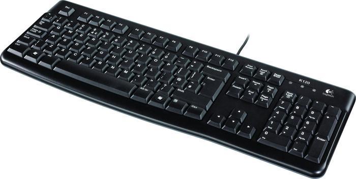 Logitech OEM K120 Keyboard for Business schwarz, USB