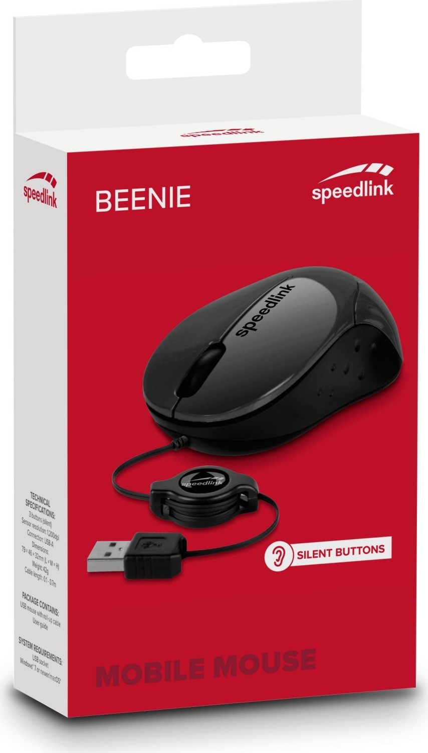 Speedlink Beenie Mobile, schwarz, USB