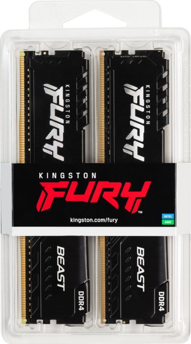 16384 MB DDR4 PC3200 Kingston FURY Beast DIMM - KF432C16BBK2/16