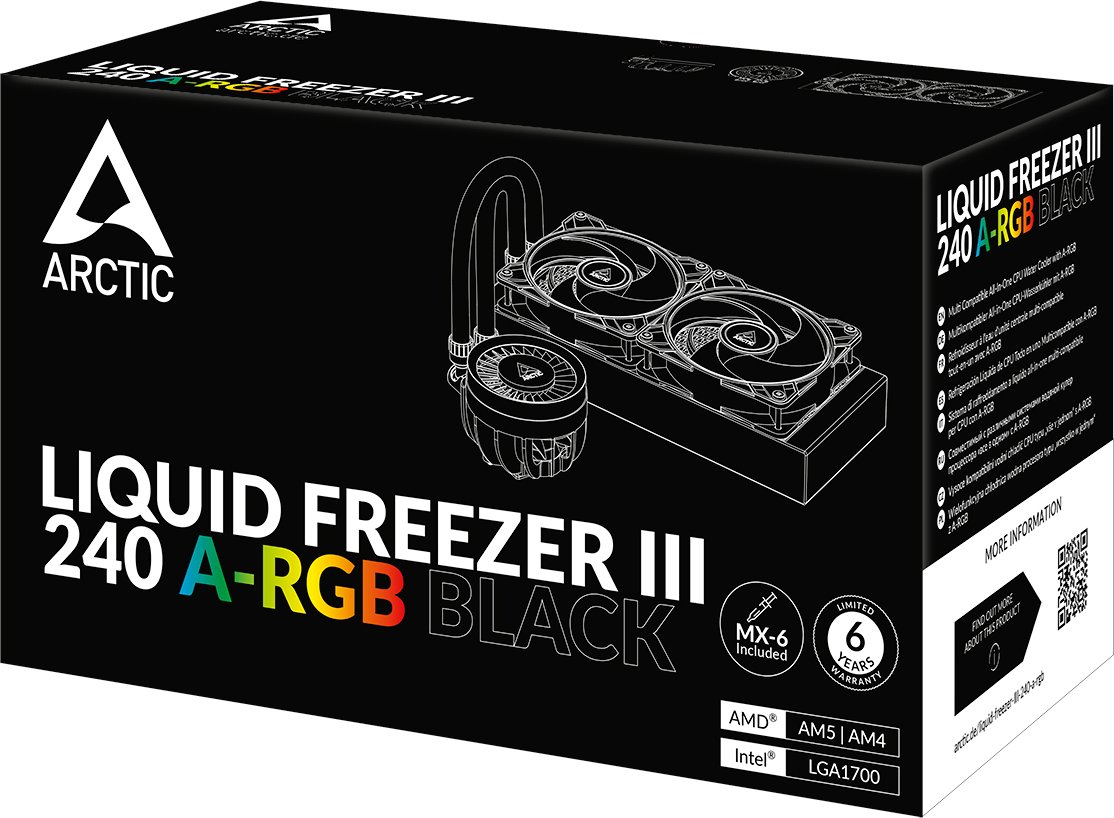 Arctic Liquid Freezer III 240 A-RGB, schwarz