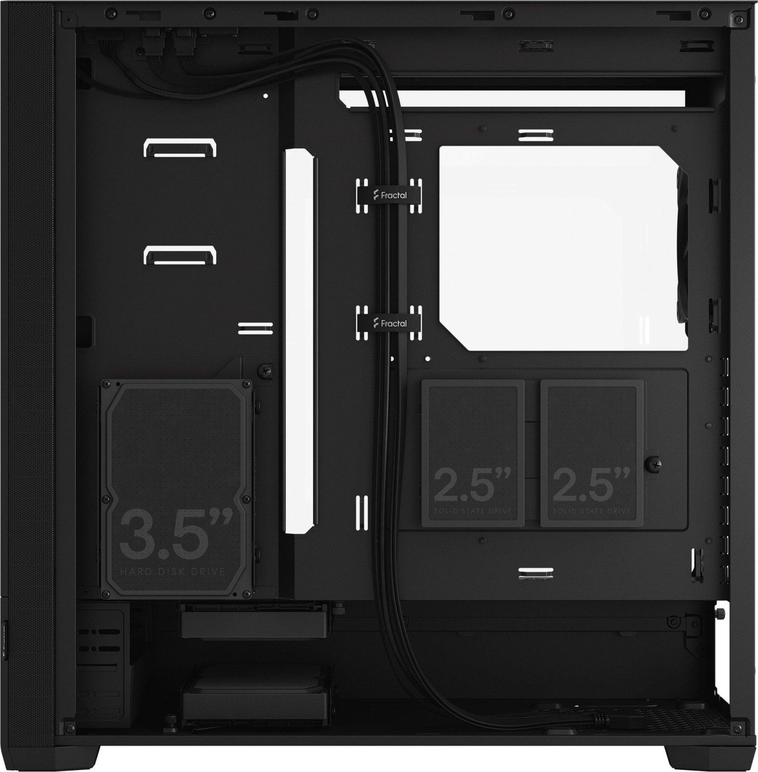 Fractal Design Pop XL Silent Black TG Clear Tint, Glasfenster, schallgedämmt