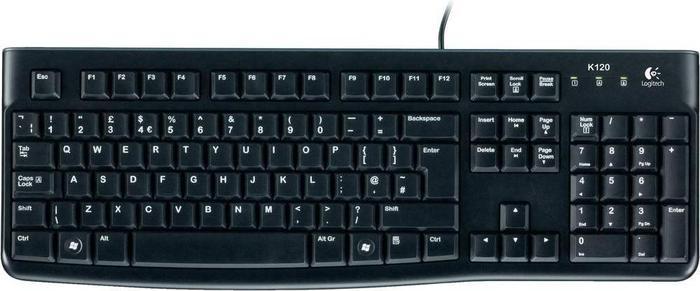 Logitech OEM K120 Keyboard for Business schwarz, USB