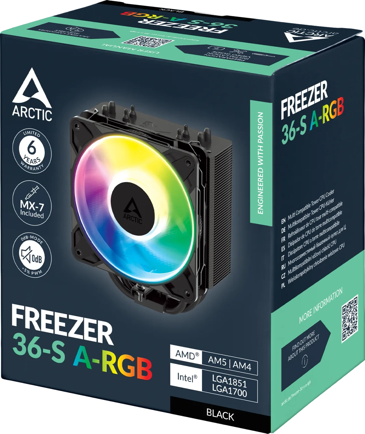 ARCTIC Freezer 36-S ARGB Black