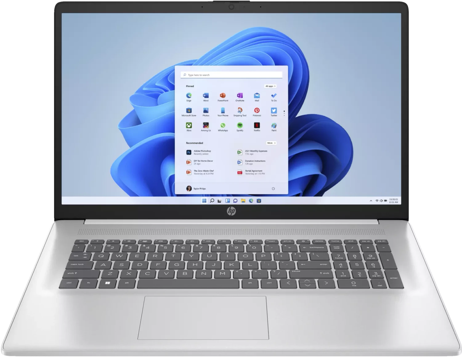 B-WARE │ HP │ 17,3" │ AMD Ryzen™ 7 7730U │ 8x 4.50GHz │ 32GB DDR4 RAM │ 1000GB NVMe SSD │ Windows 11 Pro │ Silver