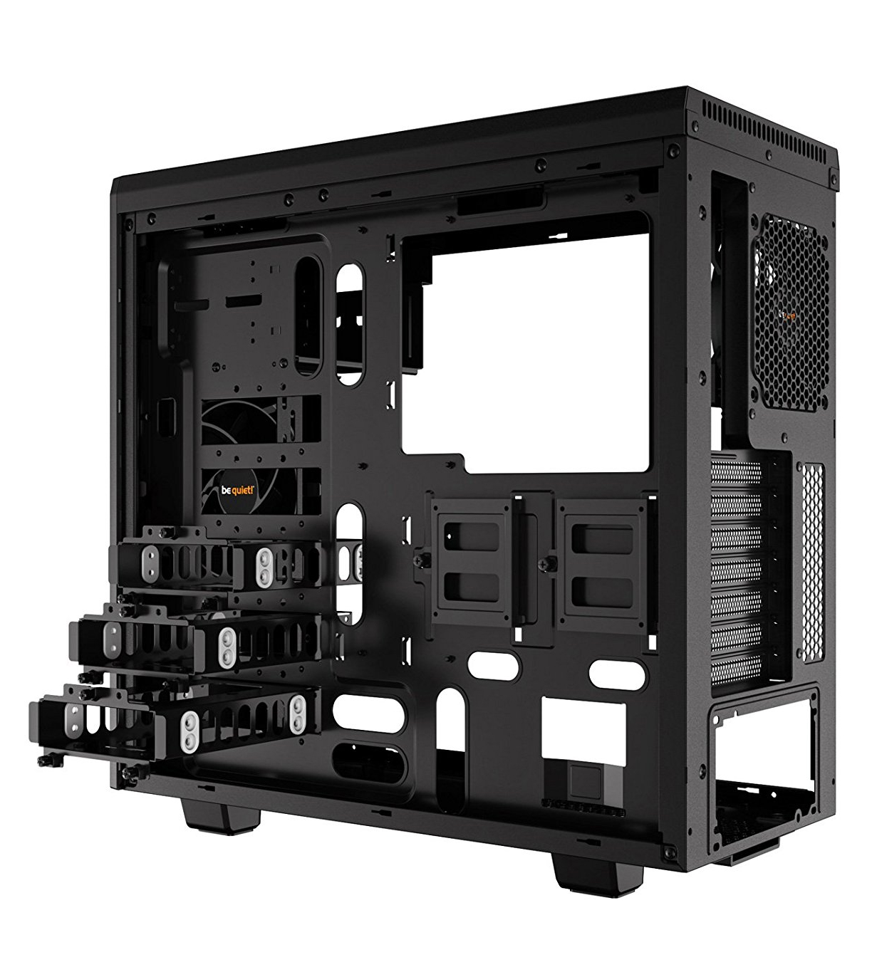 be quiet! Pure Base 600 schwarz, schallgedämmt - BG021