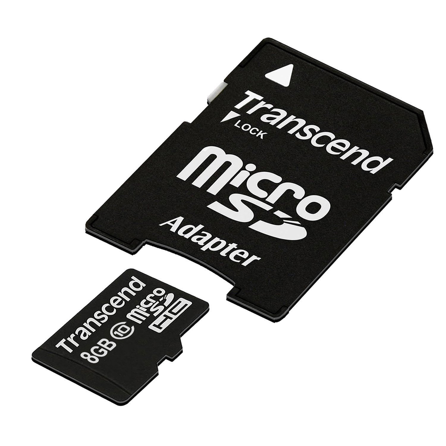 8 GB Transcend microSDHC Kit, Class 10 - TS8GUSDHC10