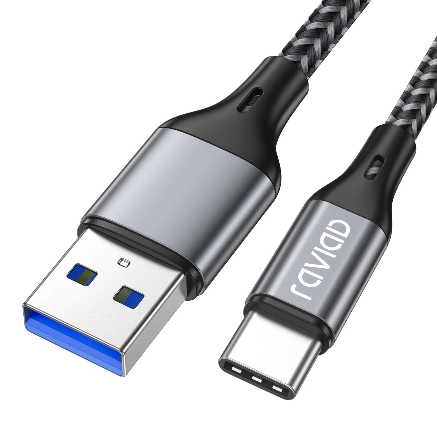 RAVIAD USB 3.0 Kabel, USB-C 3.0 auf USB-A 3.0, 1m Lade-Datenkabel