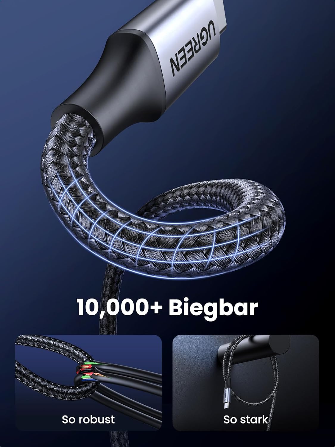 UGREEN USB C Kabel 240W Power Delivery 3.1 Ladekabel USB C auf USB C 1meter