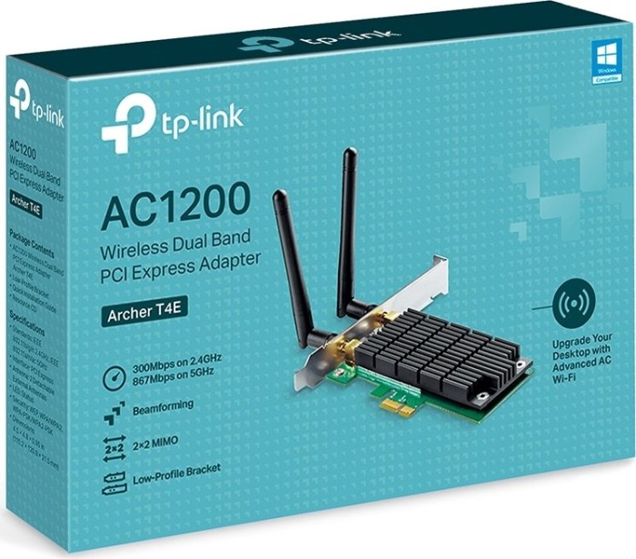 TP-Link AC1200 DualBand PCIe x1 Wlan-Adapter