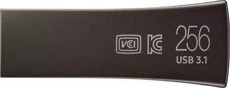 256 GB  Samsung USB Stick Bar Plus 2020 Titan Gray, USB-A 3.0