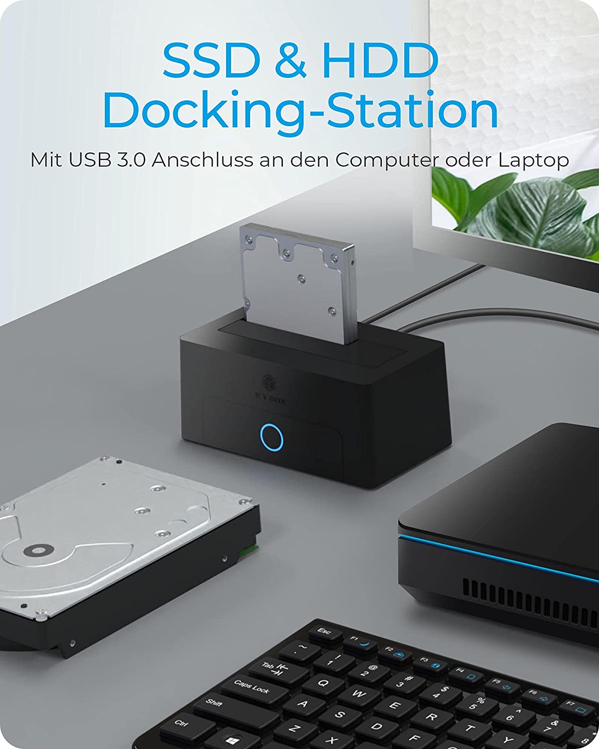 ICY BOX HDD / Festplatten Docking Station - IB-1122-U3