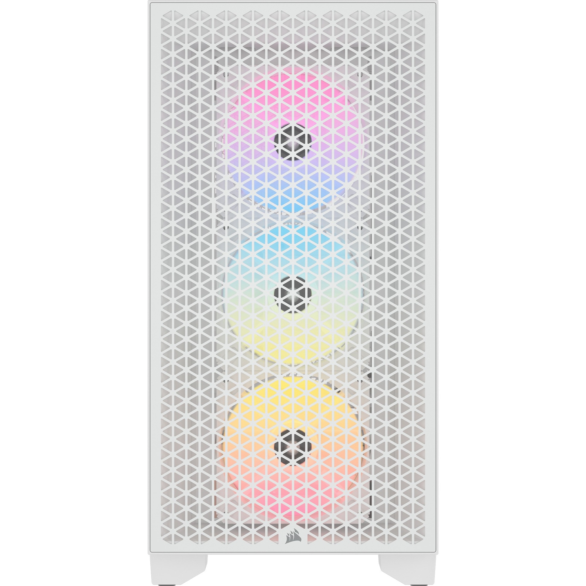 Corsair 3000D RGB Airflow, weiß, Glasfenster