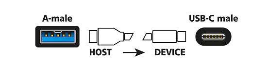DeLock Kabel USB 3.1 Typ-A > Type-C, 1m - 83870