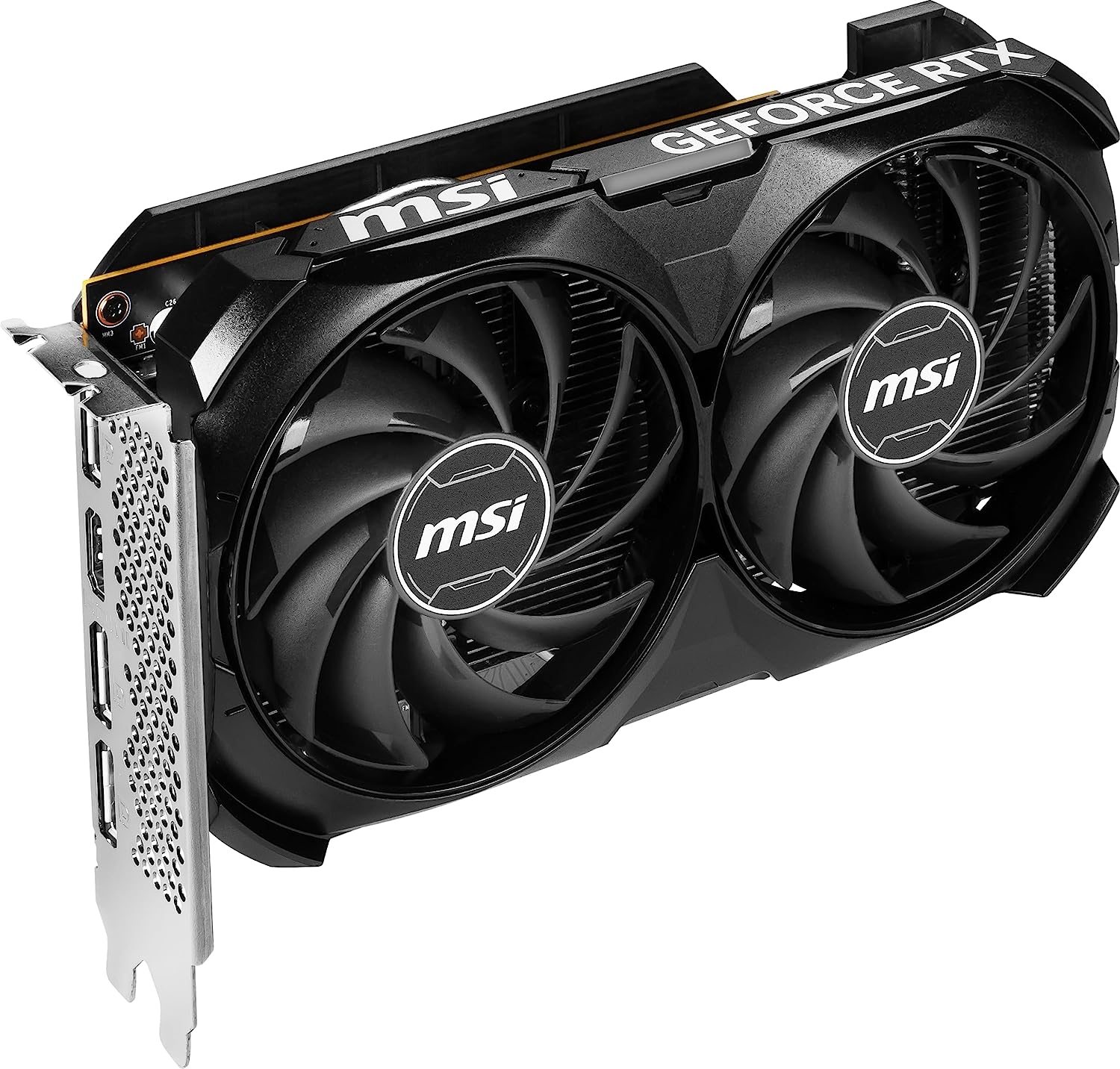 MSI GeForce RTX 4060 Ventus 2X Black 8G OC, 8GB GDDR6, HDMI, 3x DP