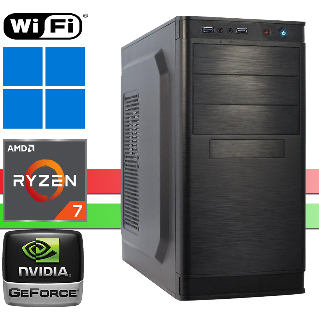 RP-X-Power 4700S | 16GB DDR6 | 512GB SSD | 2000GB HDD | Nvidia GT730 | WiFi | Windows 11 Professional #AU-63281