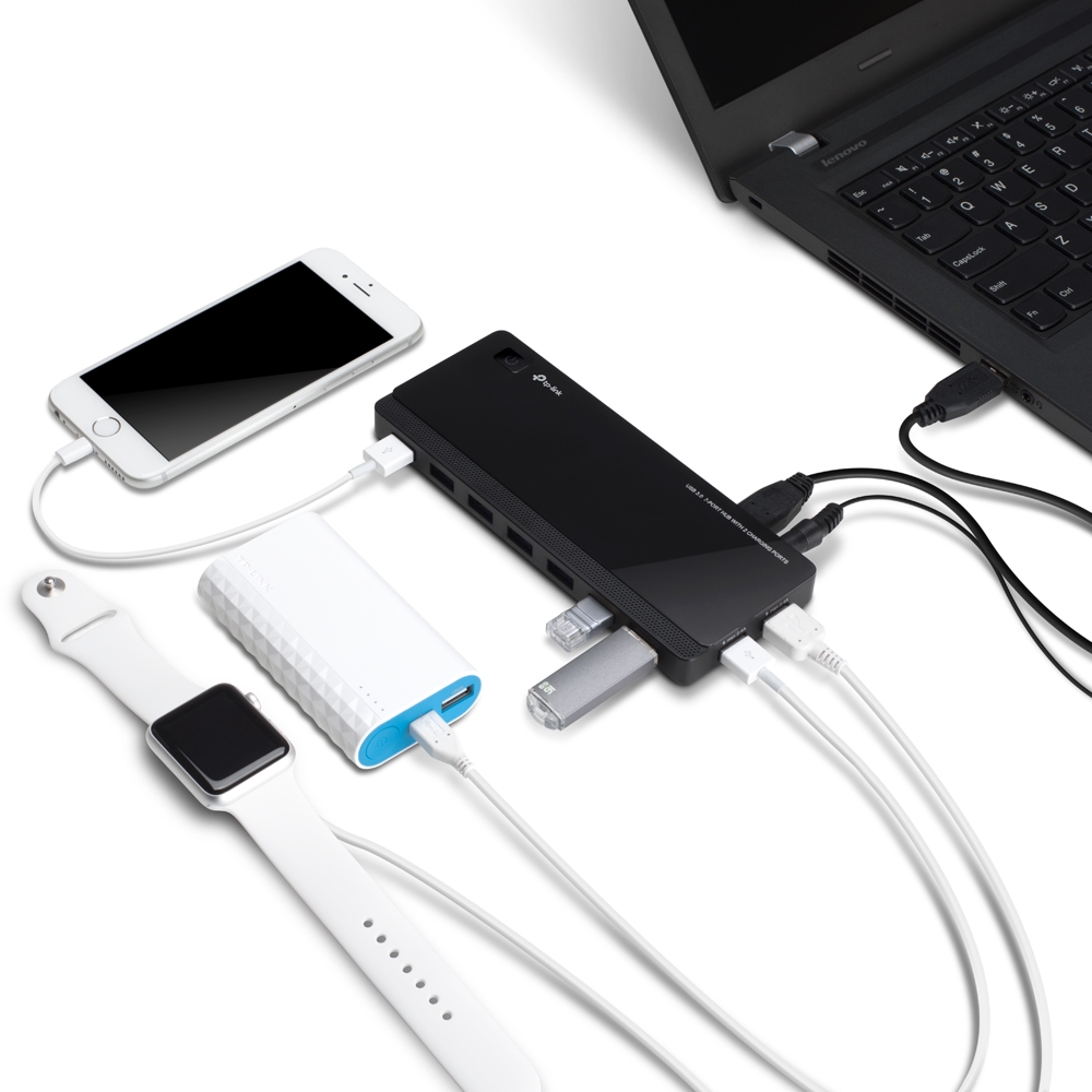 TP-Link USB-Hub, 7x USB-A 3.0, USB 3.0 Micro-B