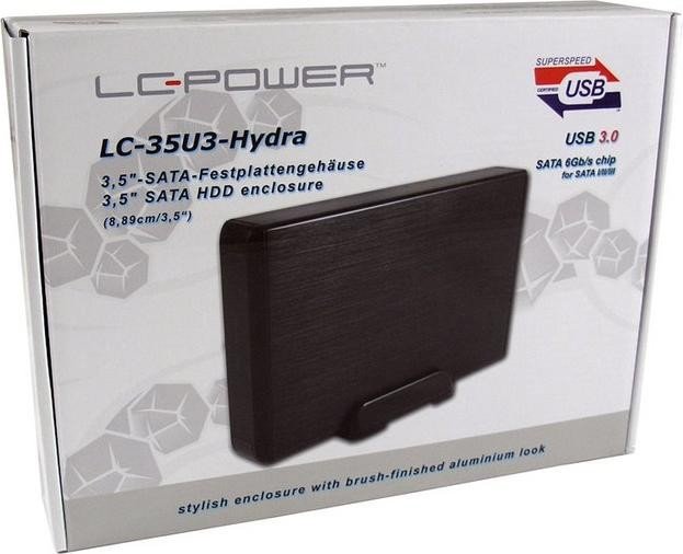 LC-Power LC-35U3-Hydra, USB-B 3.0, externes 3,5" Gehäuse