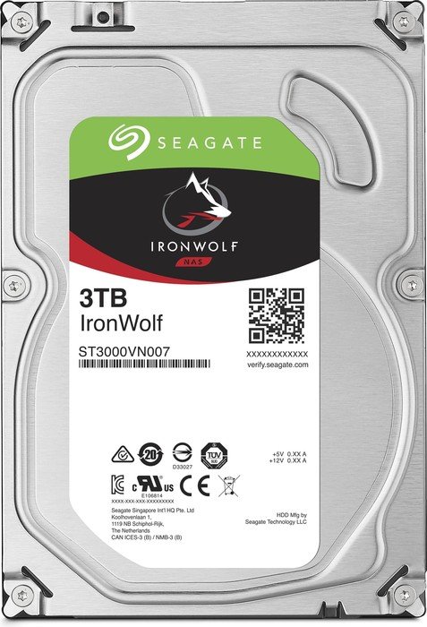 3000 GB Seagate IronWolf NAS HDD ST3000VN007