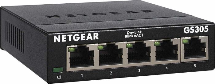 Netgear SOHO GS300 Desktop Gigabit Switch, 5x RJ-45 - GS305-300