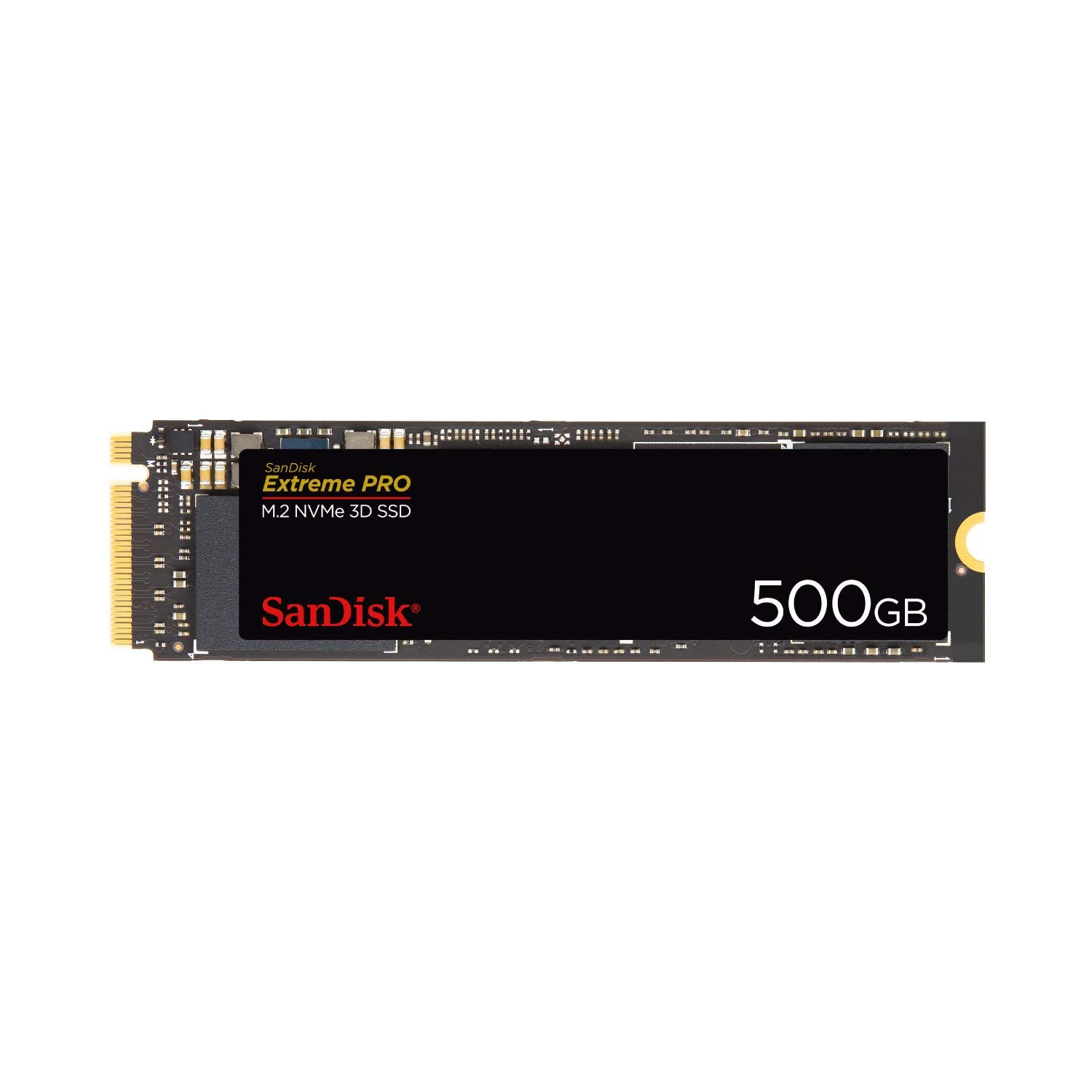 500 GB SanDisk Extreme Pro M.2 NVMe 3D SSD, M.2