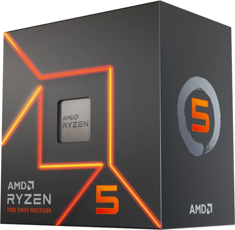 AMD Ryzen 5 7400 6-Core 4,3GHz AM5 65W Radeon Graphics BOX inkl. Wraith Stealth