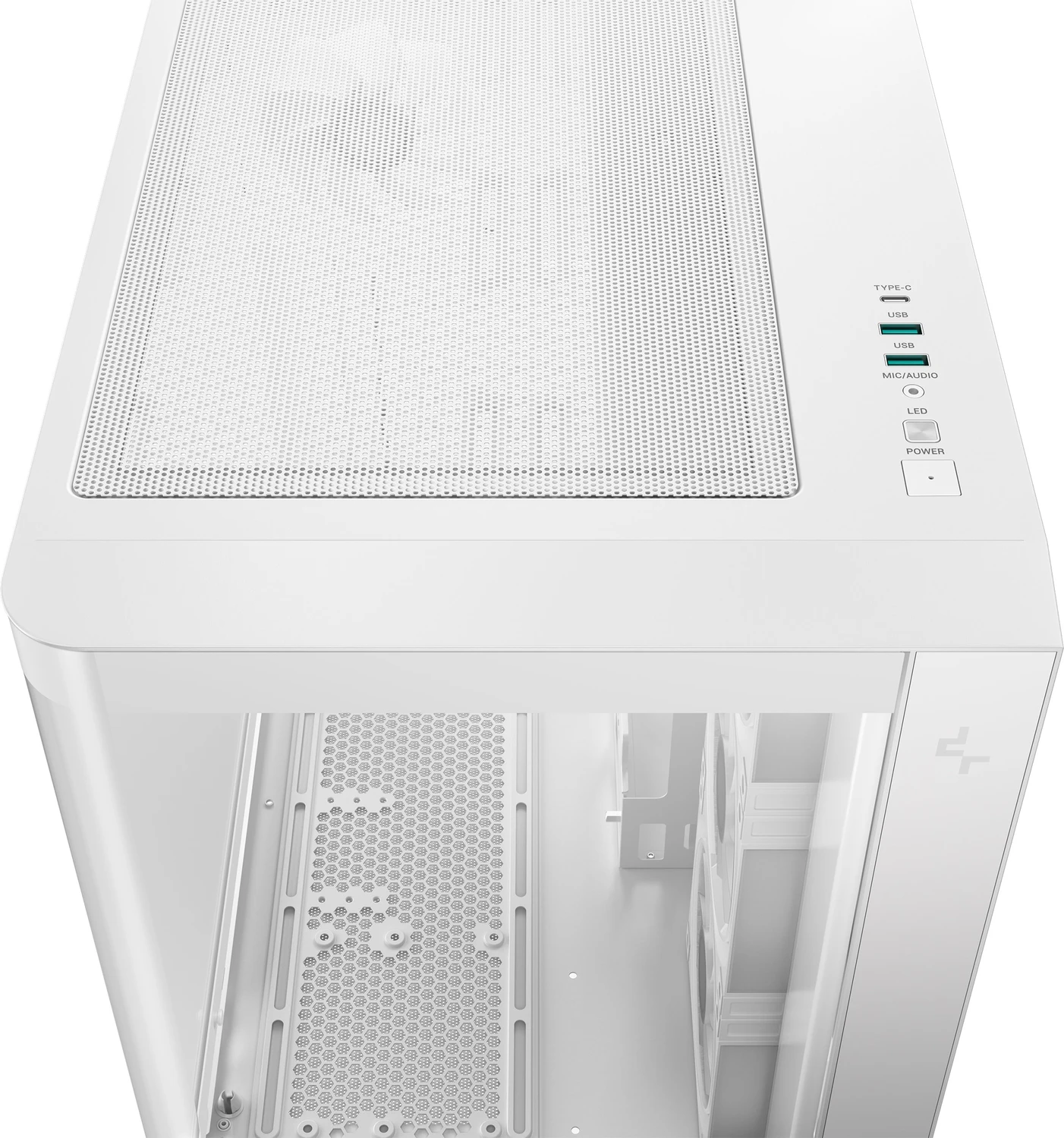 DeepCool CG530U 4F, weiß, Glasfenster