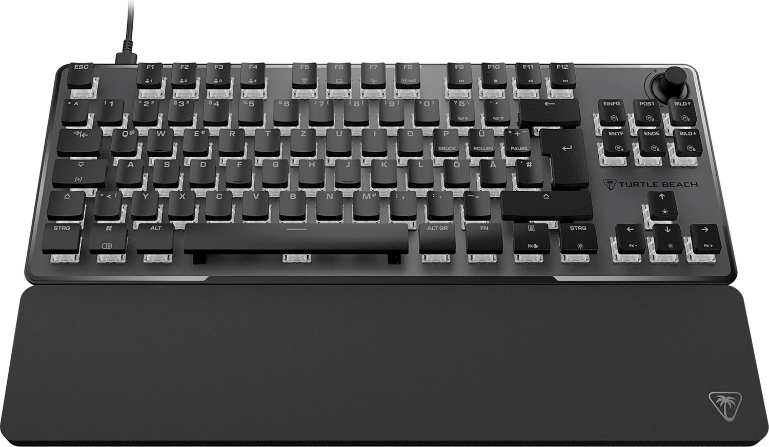 Turtle Beach Vulcan II TKL Pro, schwarz, LEDs RGB, Gateron KS-37B Magnetic, USB, DE