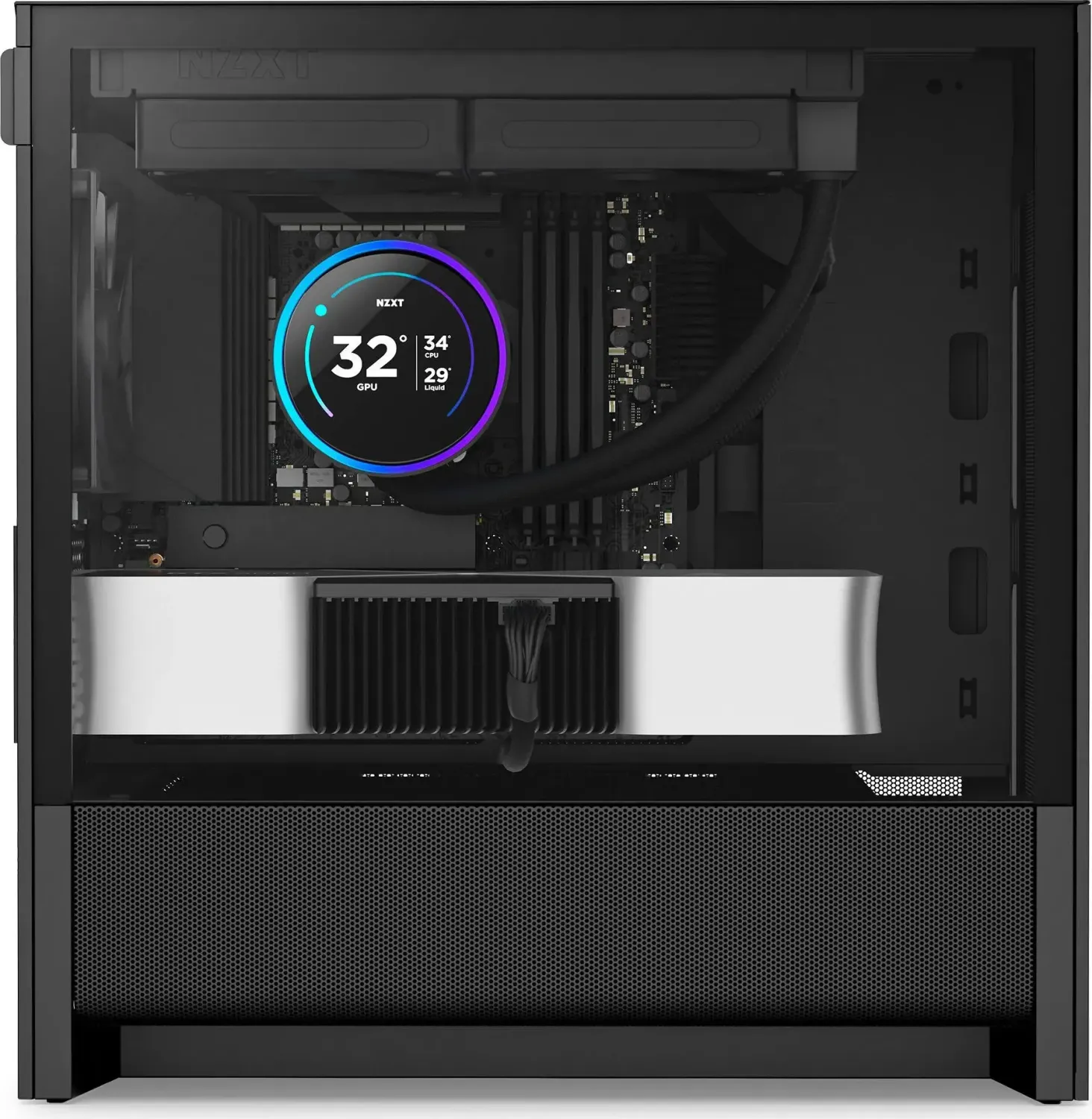 NZXT H3 Flow [2025] Black, schwarz, Glasfenster