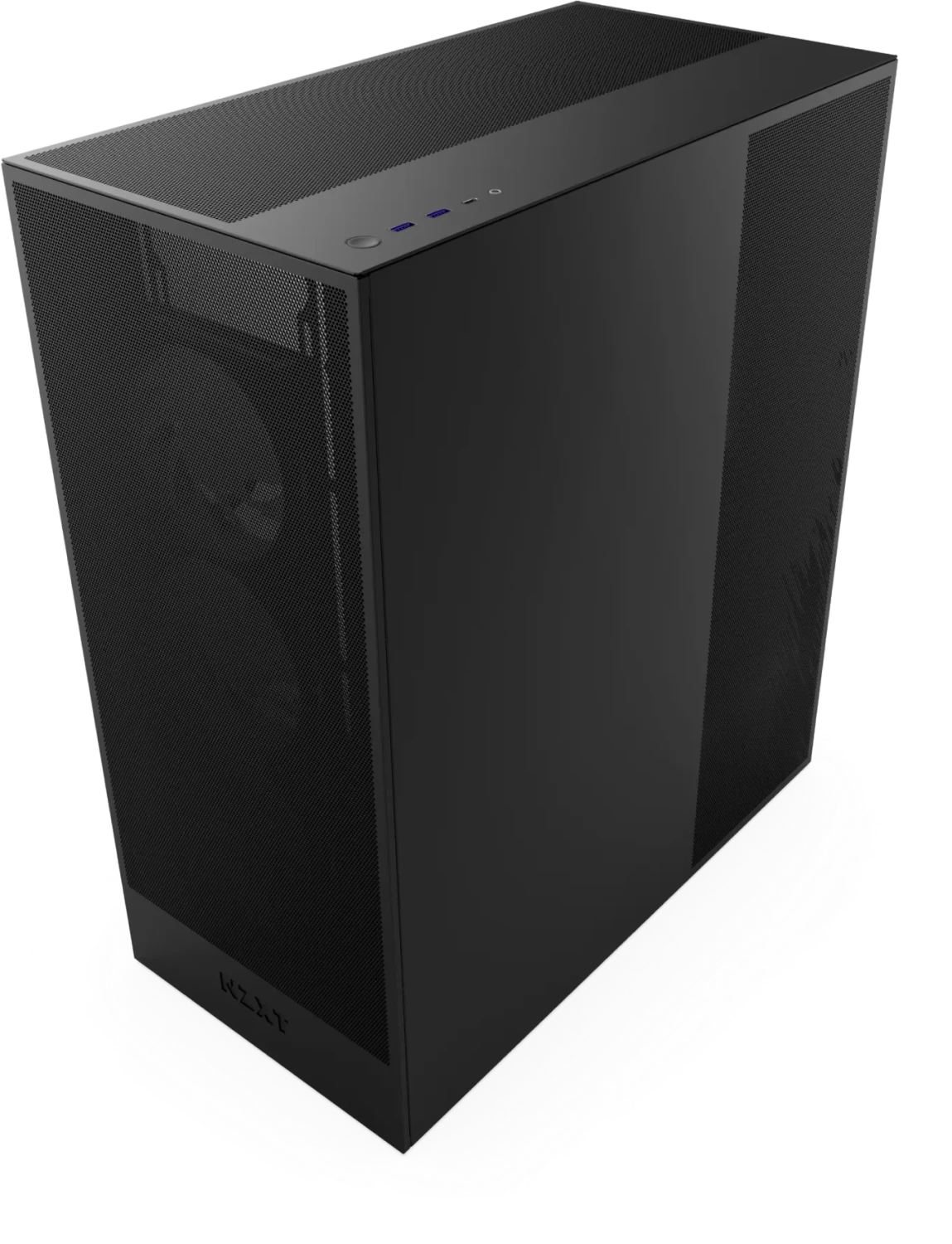 NZXT H7 Flow Matte Black, Glasfenster