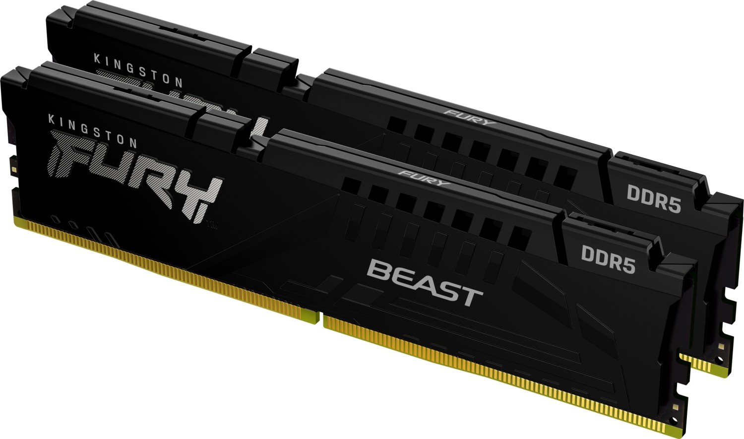64GB Kingston FURY Beast schwarz DIMM Kit, DDR5-5600, XMP - KF556C40BBK2-64