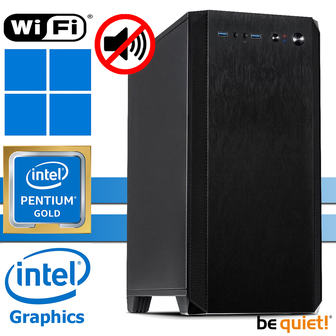 X-Business Gold: 16GB, 500GB NVMe SSD, WiFi, Silent, Windows 11 Pro