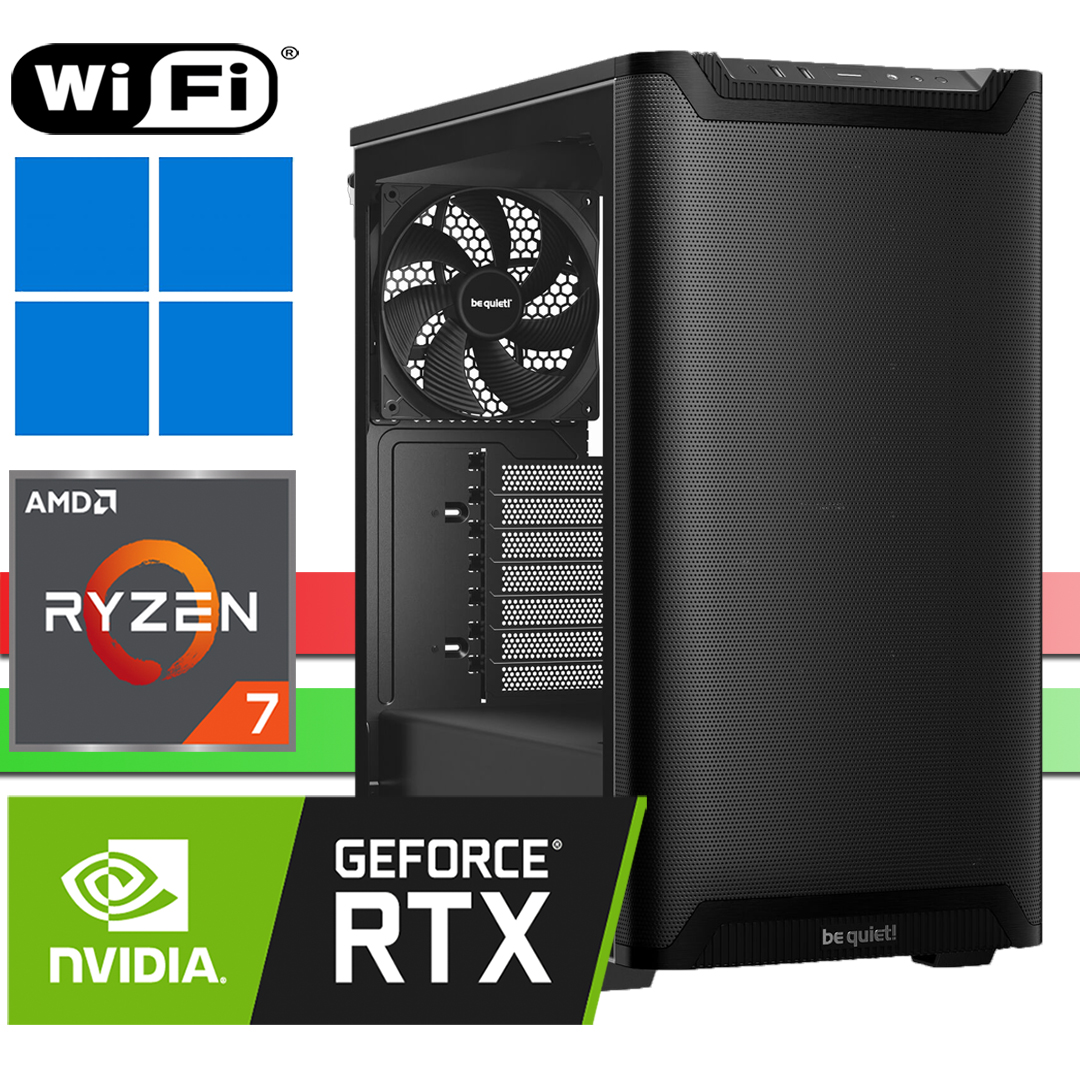 X-Performace PC | AMD Ryzen 7 9800X3D | RTX5070 | 16GB RAM DDR5 | 256GB SSD NVMe | 2000GB HDD | WiFi | Windows 11 Pro