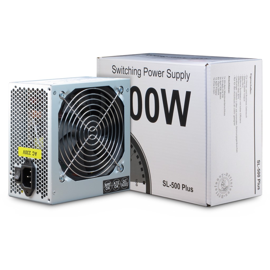 500W Inter-Tech SL-500 Plus, ATX 2.4