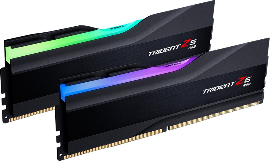 32GB G.Skill Trident Z5 RGB schwarz DIMM Kit, DDR5-6400, XMP - F5-6400J3239G16GX2-TZ5RK