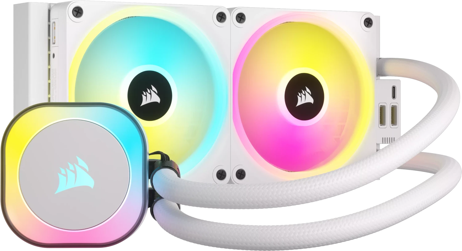 Corsair iCUE LINK H100i RGB, weiß