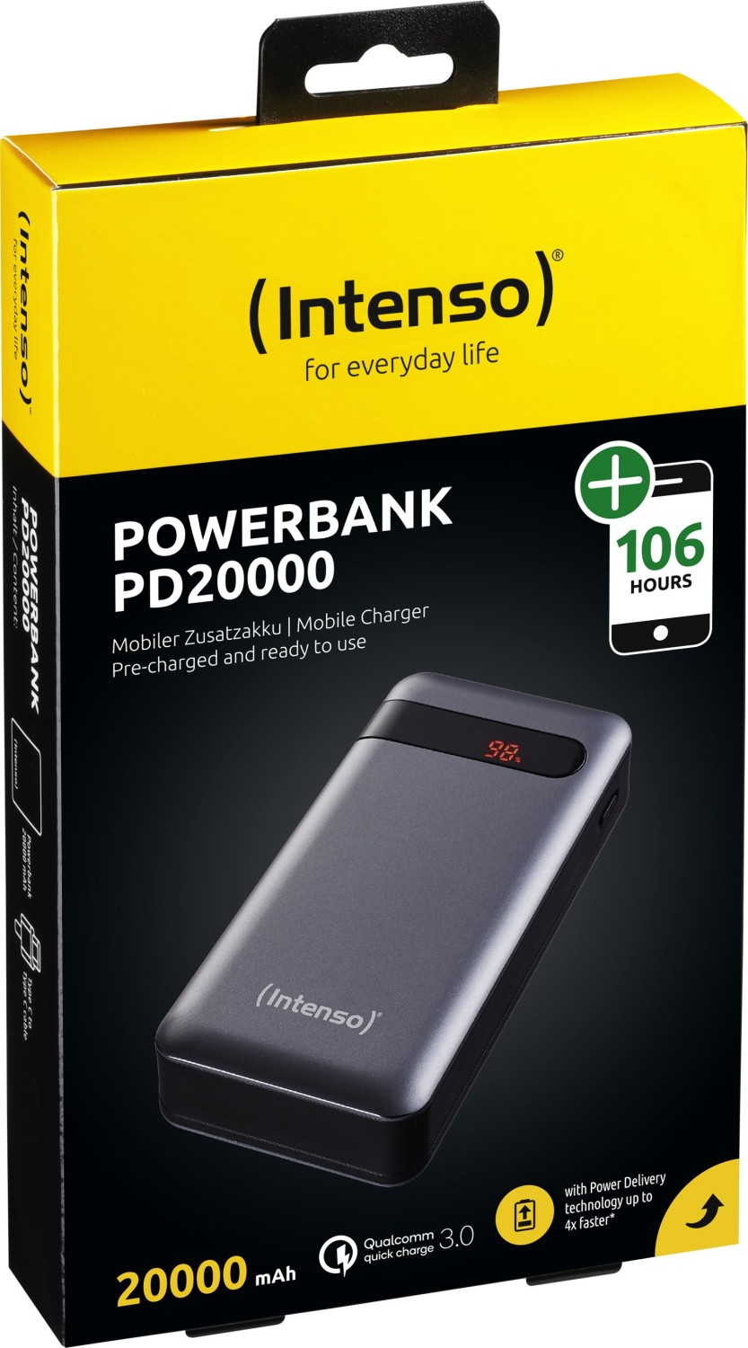 Intenso Powerbank PD 20000 schwarz, 20.000mAh