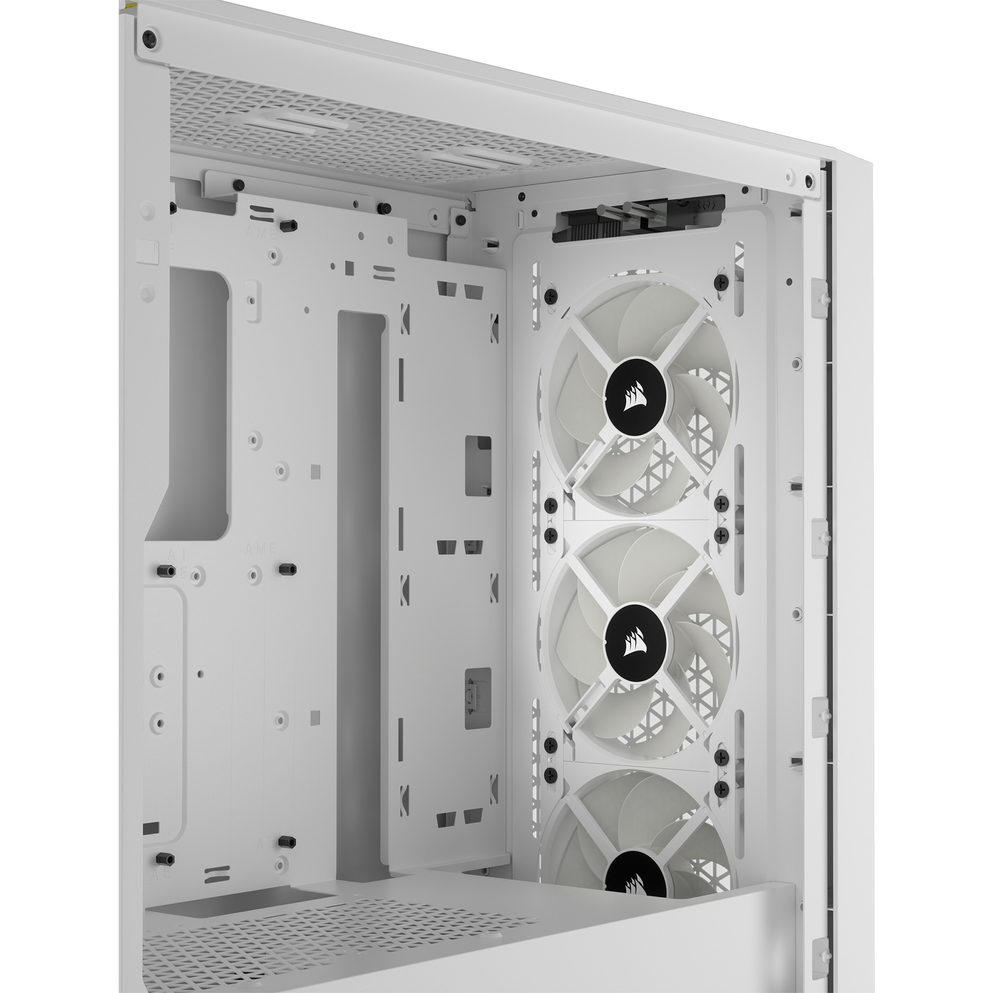 Corsair 3000D RGB Airflow, weiß, Glasfenster