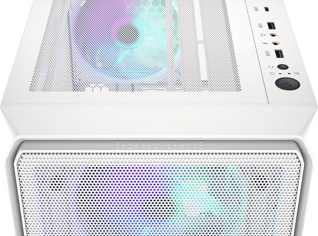 Endorfy Arx 500 White ARGB, Glasfenster