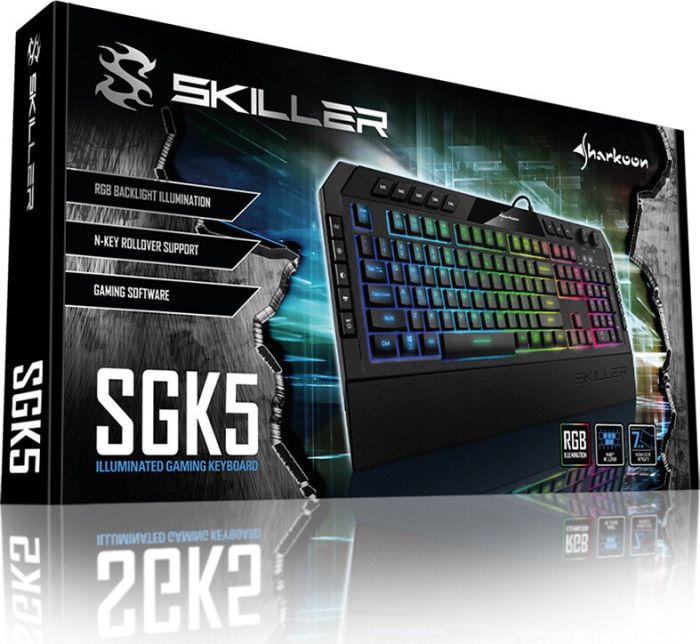 Sharkoon Skiller SGK5, LEDs RGB