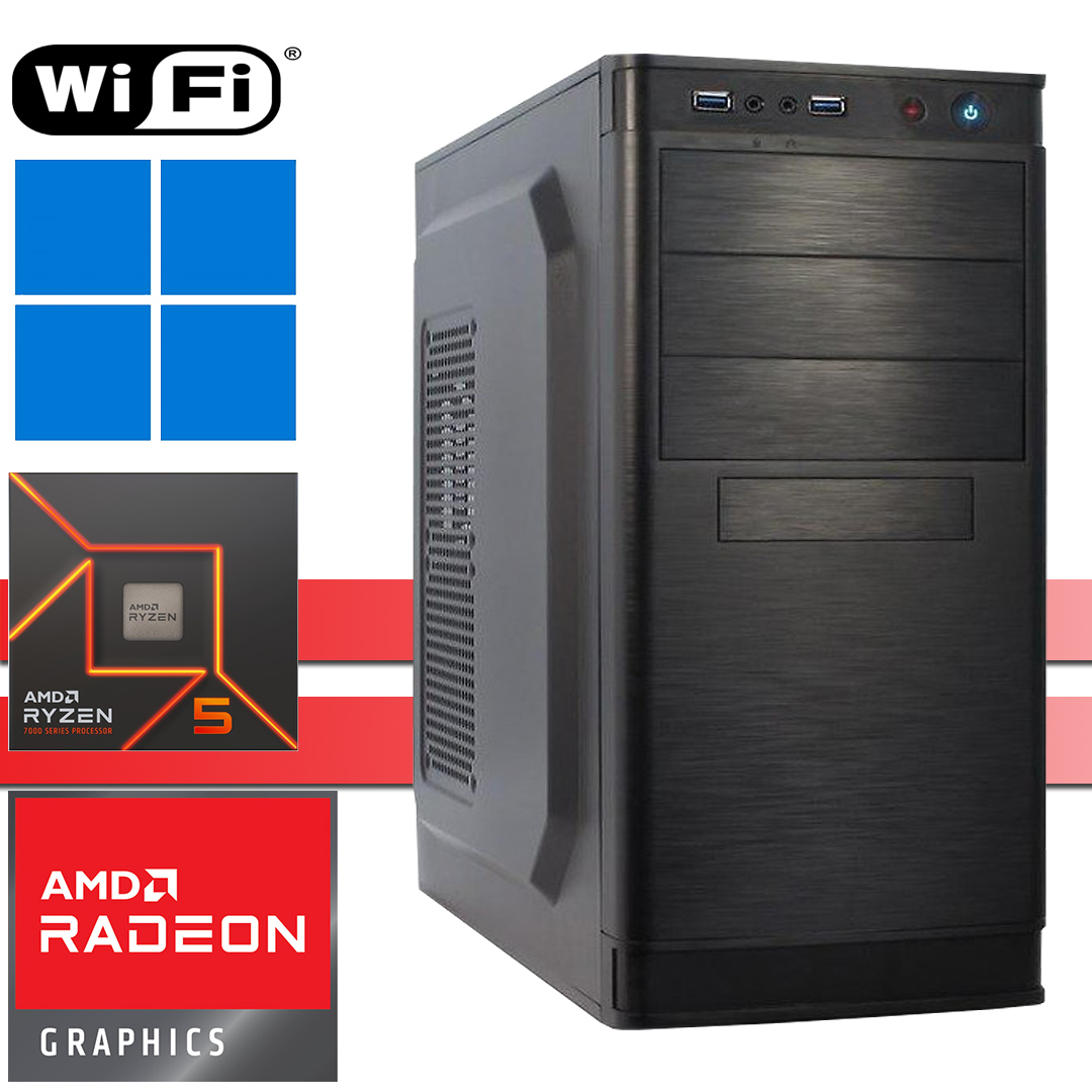 X-Power 7600 | 32GB RAM DDR5 | 500GB NVMe SSD | WiFi 5 | Windows 11 Professional