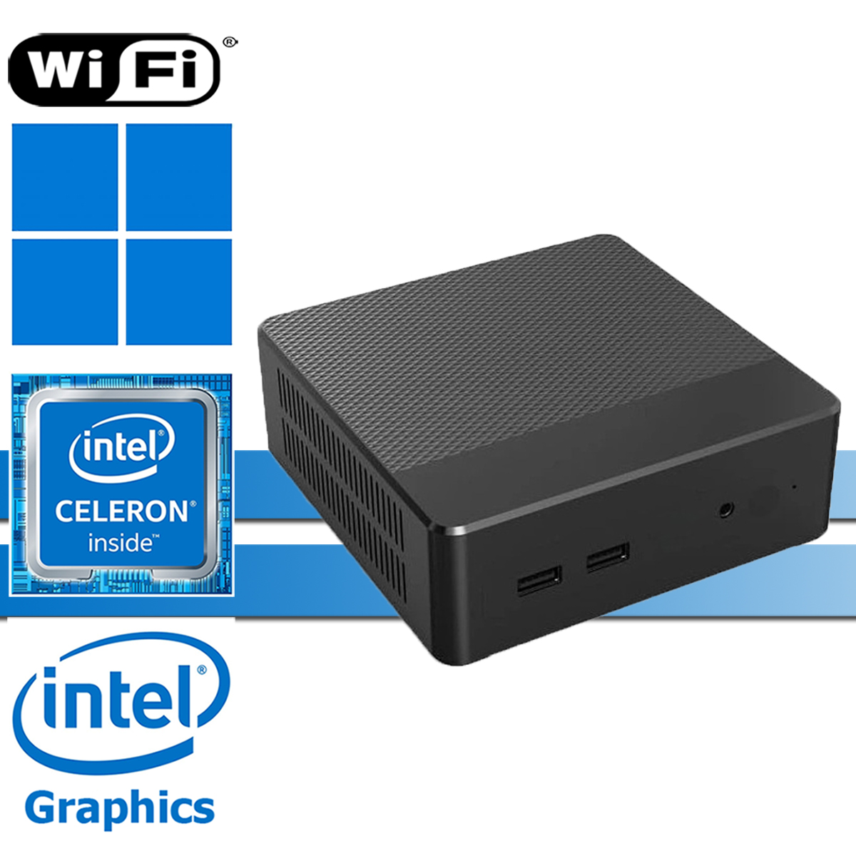 #7914 | difinity Mini PC | Intel N5095 | 16GB DDR4 | 512GB SSD | WiFi | Windows 11 Pro