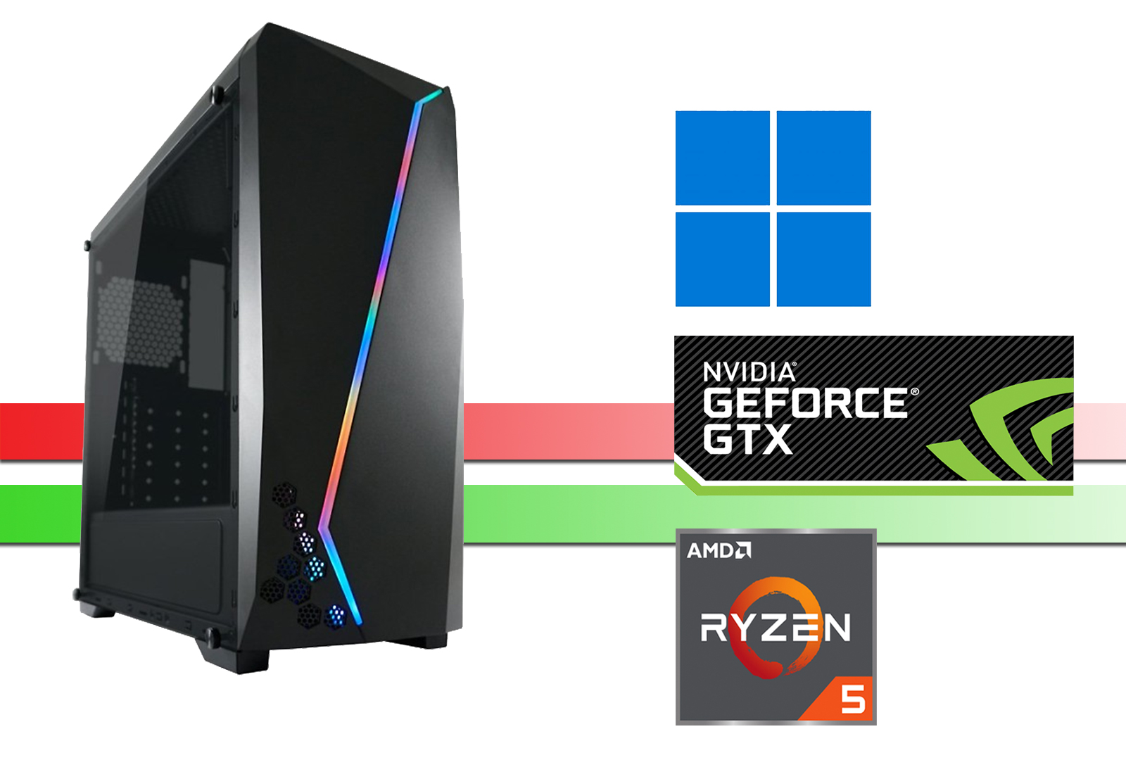 X-Gaming 5600X: 16GB, 512GB NVMe SSD, GTX 1660Ti, W11PRO V.1 X-Gaming 5600X: 16GB, 512GB NVMe SSD, GTX 1660Ti, W11PRO V.1