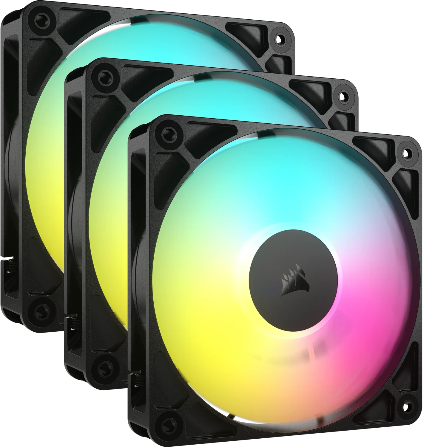 Corsair RS Series RS120 ARGB, schwarz, 120mm, 3er-Pack