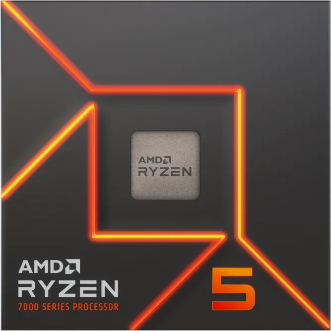 AMD Ryzen 5 7400 6-Core 4,3GHz AM5 65W Radeon Graphics BOX inkl. Wraith Stealth