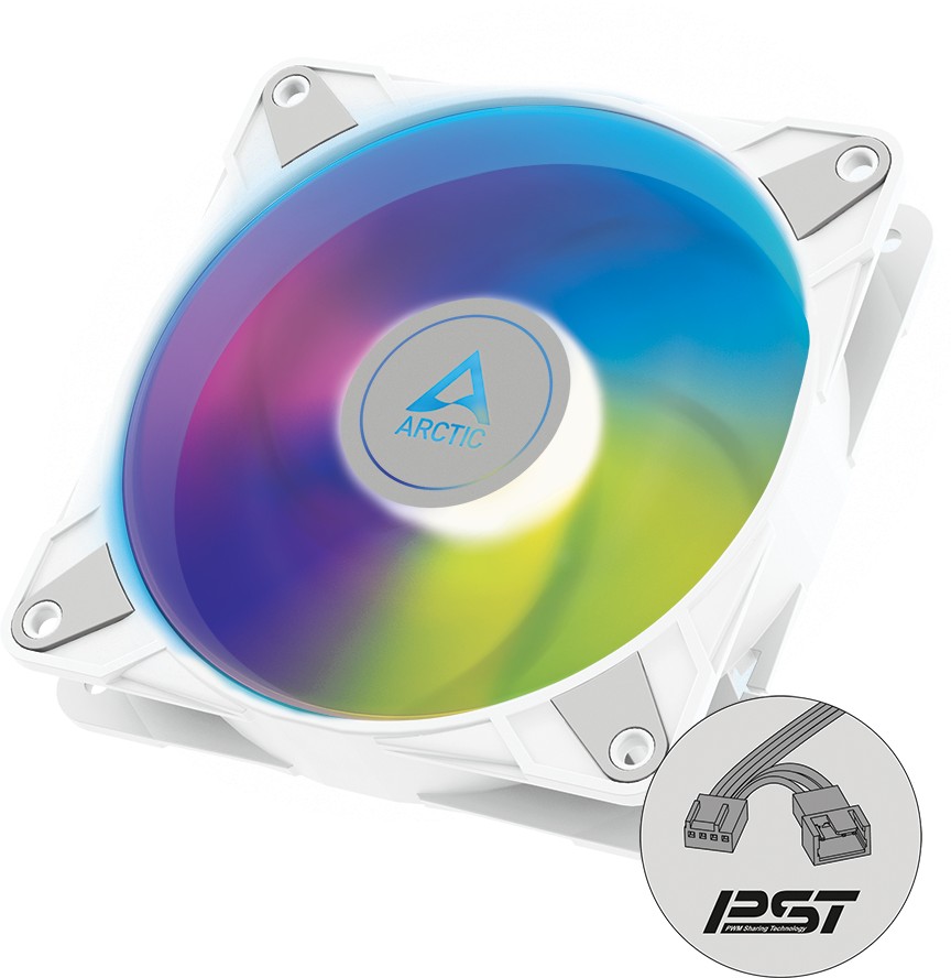 140mm, Arctic P14 PWM PST A-RGB 0dB weiß