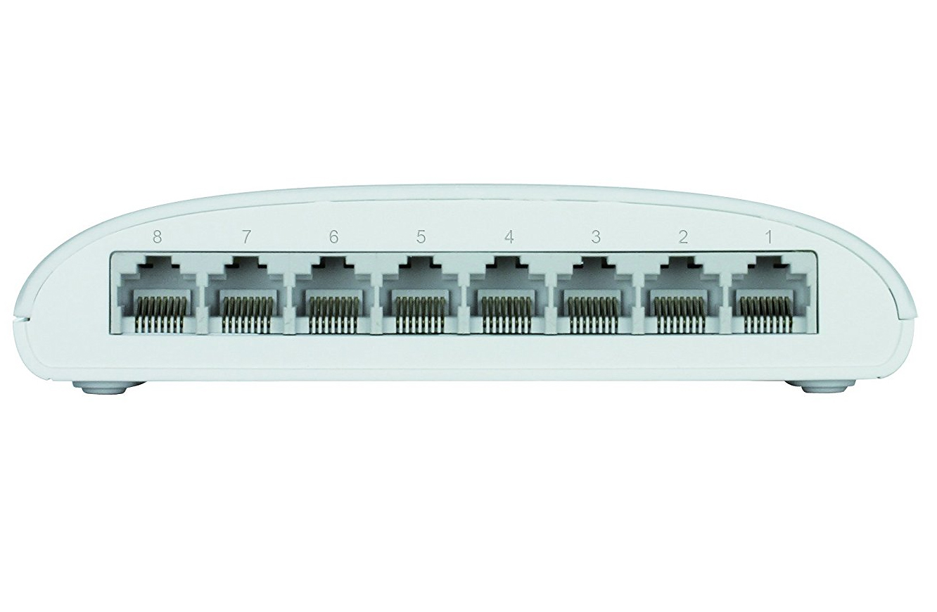 D-Link DGS-1000 Desktop Gigabit Switch, 8x RJ-45 - DGS-1008D